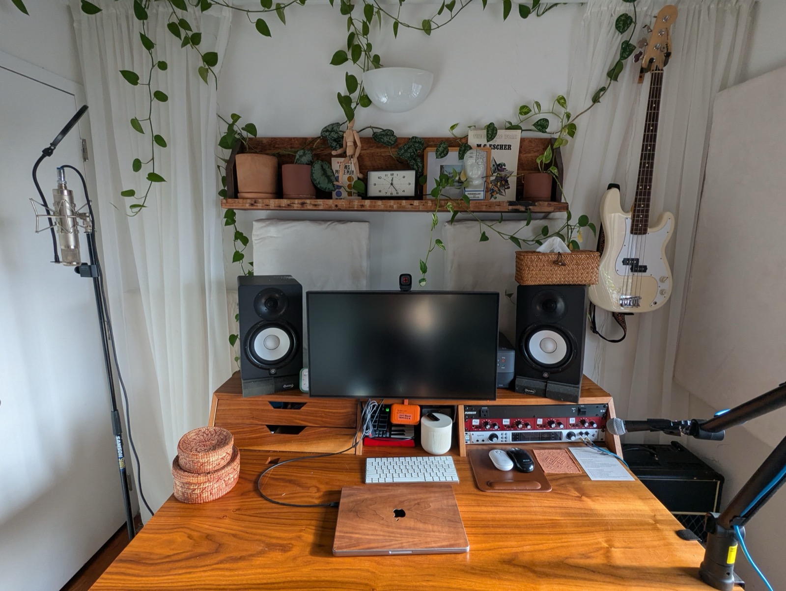 Recording desk at Sugar Mill Music
